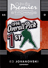 2007-2008 OPC Premier Stitchings PS-EJ Ed Jovanovski