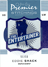 2007-2008 OPC Premier Stitchings PS-ES Eddie Shack