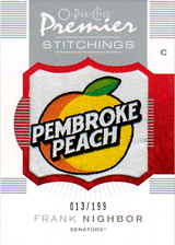 2007-2008 OPC Premier Stitchings PS-FN Frank Nighbor