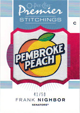 2007-2008 OPC Premier Stitchings PS-FN Frank Nighbor