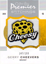 2007-2008 OPC Premier Stitchings PS-GC Gerry Cheevers