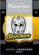 2007-2008 OPC Premier Stitchings PS-GC Gerry Cheevers
