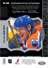 2007-2008 OPC Premier Stitchings PS-GR Wayne Gretzky