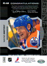 2007-2008 OPC Premier Stitchings PS-GR Wayne Gretzky
