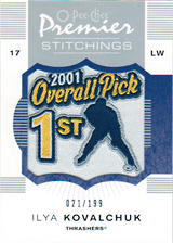 2007-2008 OPC Premier Stitchings PS-IK Ilya Kovalchuk