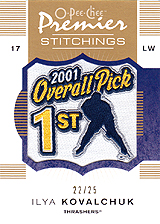 2007-2008 OPC Premier Stitchings PS-IK Ilya Kovalchuk