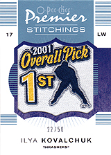 2007-2008 OPC Premier Stitchings PS-IK Ilya Kovalchuk