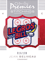 2007-2008 OPC Premier Stitchings PS-JB Jean Beliveau