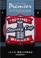 2007-2008 OPC Premier Stitchings PS-JB Jean Beliveau