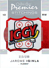 2007-2008 OPC Premier Stitchings PS-JI Jarome Iginla