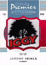 2007-2008 OPC Premier Stitchings PS-JI Jarome Iginla