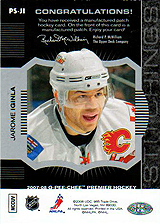2007-2008 OPC Premier Stitchings PS-JI Jarome Iginla