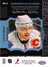 2007-2008 OPC Premier Stitchings PS-JI Jarome Iginla