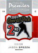 2007-2008 OPC Premier Stitchings PS-JS Jason Spezza