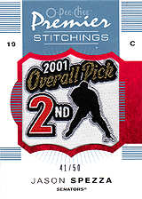 2007-2008 OPC Premier Stitchings PS-JS Jason Spezza