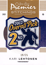 2007-2008 OPC Premier Stitchings PS-KL Kari Lehtonen