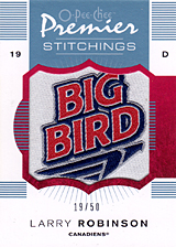 2007-2008 OPC Premier Stitchings PS-LR Larry Robinson