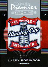 2007-2008 OPC Premier Stitchings PS-LR Larry Robinson