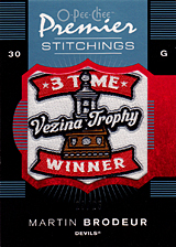 2007-2008 OPC Premier Stitchings PS-MA Martin Brodeur