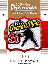 2007-2008 OPC Premier Stitchings PS-MH Martin Havlat