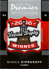 2007-2008 OPC Premier Stitchings PS-MK Miikka Kiprusoff