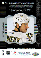 2007-2008 OPC Premier Stitchings PS-ML Mario Lemieux