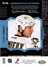 2007-2008 OPC Premier Stitchings PS-ML Mario Lemieux
