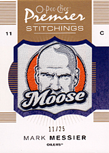 2007-2008 OPC Premier Stitchings PS-MM Mark Messier