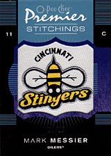 2007-2008 OPC Premier Stitchings PS-MM Mark Messier