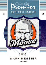 2007-2008 OPC Premier Stitchings PS-MM Mark Messier