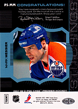 2007-2008 OPC Premier Stitchings PS-MM Mark Messier