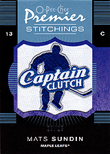 2007-2008 OPC Premier Stitchings PS-MS Mats Sundin