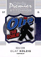 2007-2008 OPC Premier Stitchings PS-OK Olaf Kolzig