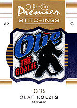 2007-2008 OPC Premier Stitchings PS-OK Olaf Kolzig