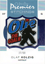 2007-2008 OPC Premier Stitchings PS-OK Olaf Kolzig
