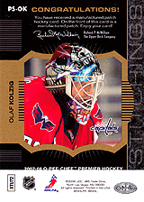 2007-2008 OPC Premier Stitchings PS-OK Olaf Kolzig