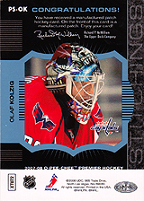 2007-2008 OPC Premier Stitchings PS-OK Olaf Kolzig