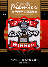 2007-2008 OPC Premier Stitchings PS-PD Pavel Datsyuk