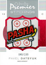 2007-2008 OPC Premier Stitchings PS-PD Pavel Datsyuk