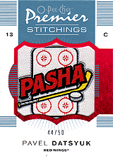 2007-2008 OPC Premier Stitchings PS-PD Pavel Datsyuk