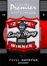 2007-2008 OPC Premier Stitchings PS-PD Pavel Datsyuk