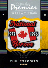 2007-2008 OPC Premier Stitchings PS-PE Phil Esposito
