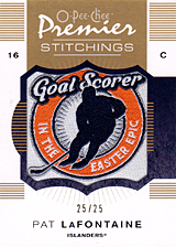 2007-2008 OPC Premier Stitchings PS-PL Pat LaFontaine