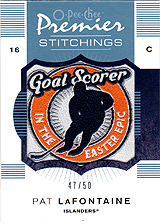 2007-2008 OPC Premier Stitchings PS-PL Pat LaFontaine