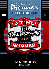 2007-2008 OPC Premier Stitchings PS-PR Patrick Roy