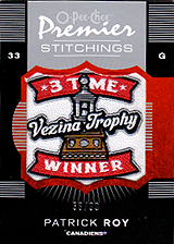 2007-2008 OPC Premier Stitchings PS-PR Patrick Roy