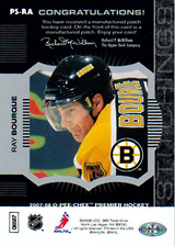 2007-2008 OPC Premier Stitchings PS-RA Ray Bourque