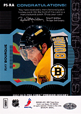 2007-2008 OPC Premier Stitchings PS-RA Ray Bourque