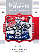 2007-2008 OPC Premier Stitchings PS-RK Red Kelly