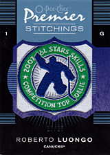 2007-2008 OPC Premier Stitchings PS-RL Roberto Luongo